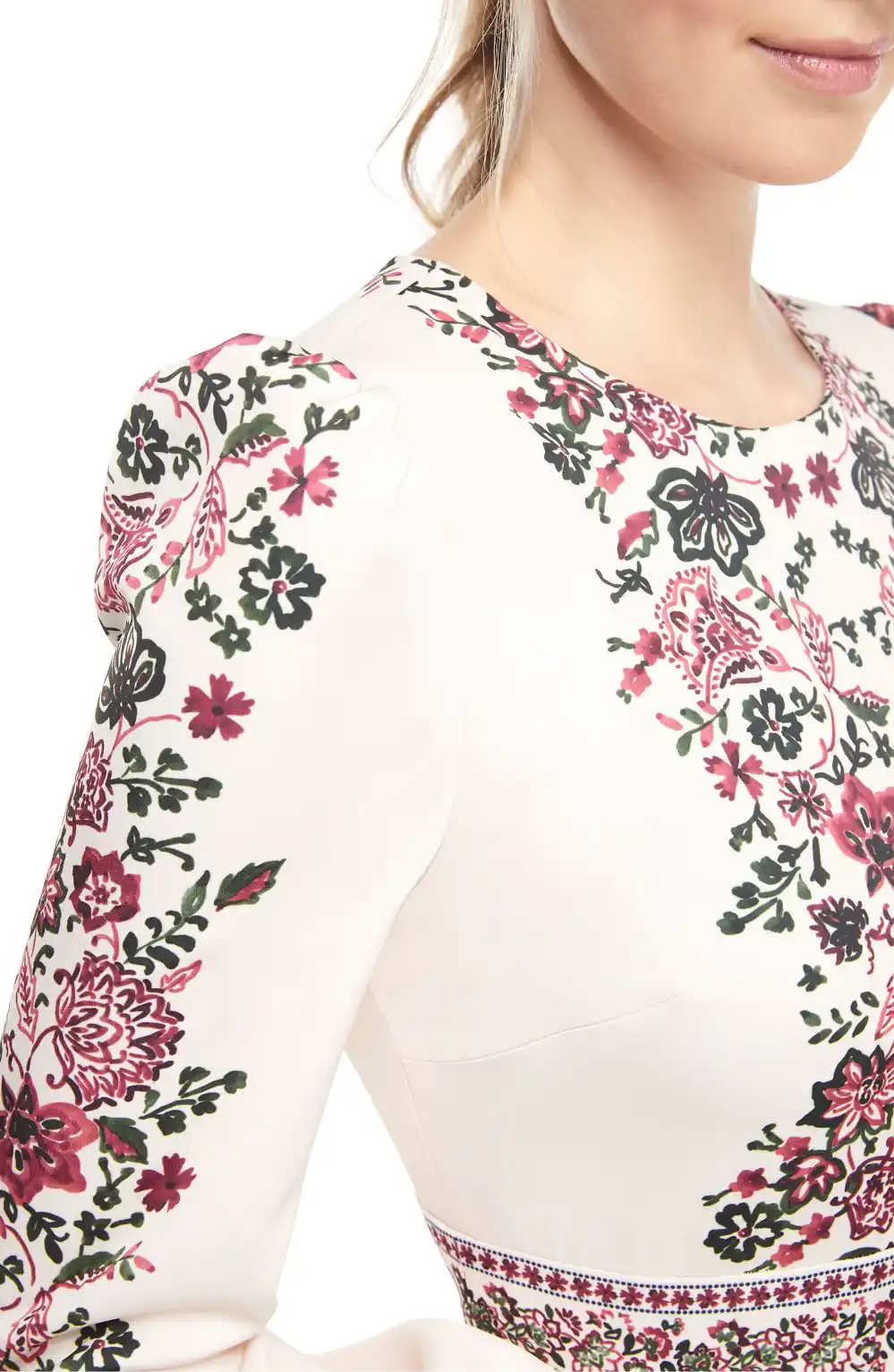 floral print flare dress