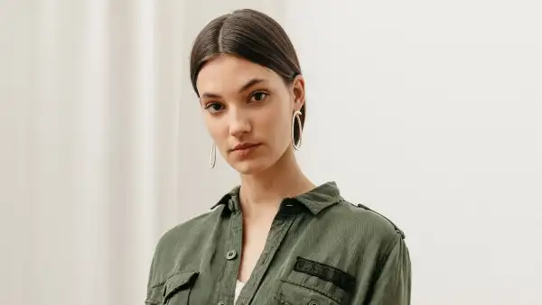 green military jacket for women