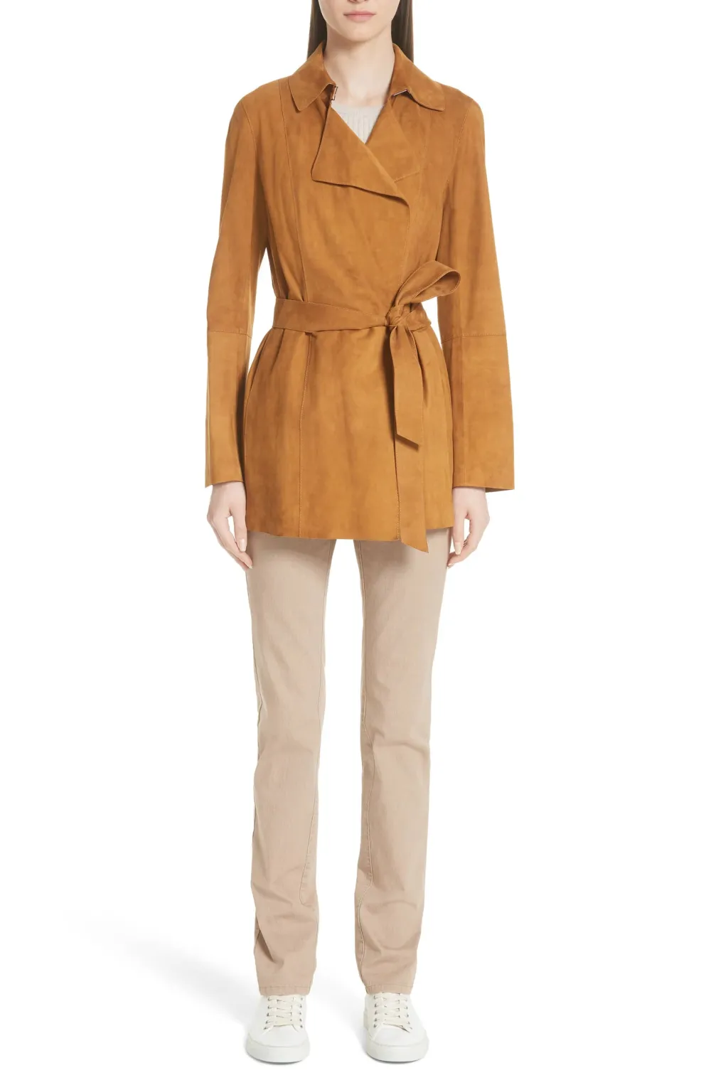 hadley trench coat lafayette 148 bourbon color