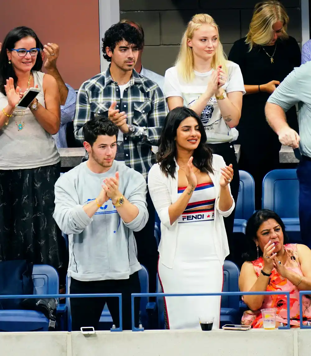 Joe and Nick Jonas Took Their&nbsp;Fianc&eacute;es Sophie Turner&nbsp;and Priyanka Chopra&nbsp;on a Stylish&nbsp;Double Date&nbsp;