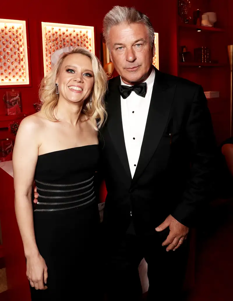 Kate McKinnon Alec Baldwin Emmys 2018 Backstage