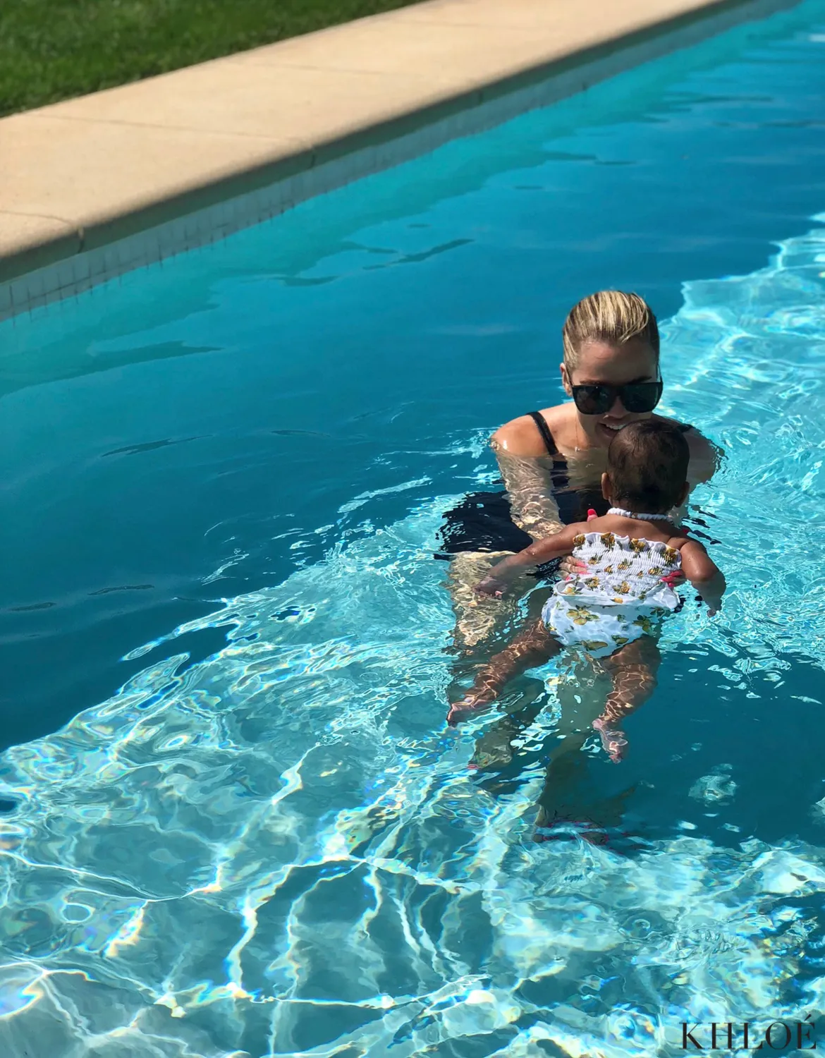 Khloe Kardashian Gushes Over Baby True's First Swim Lesson, Looks Happy in Vacation Photos With Tristan Thompson