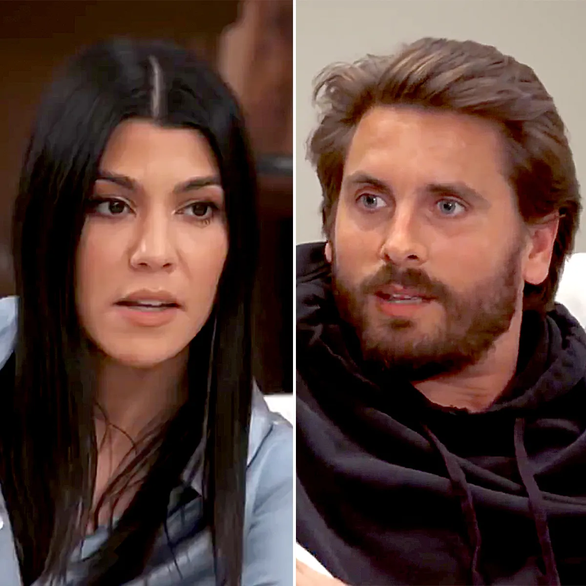 Kourtney Kardashian and Scott Disick