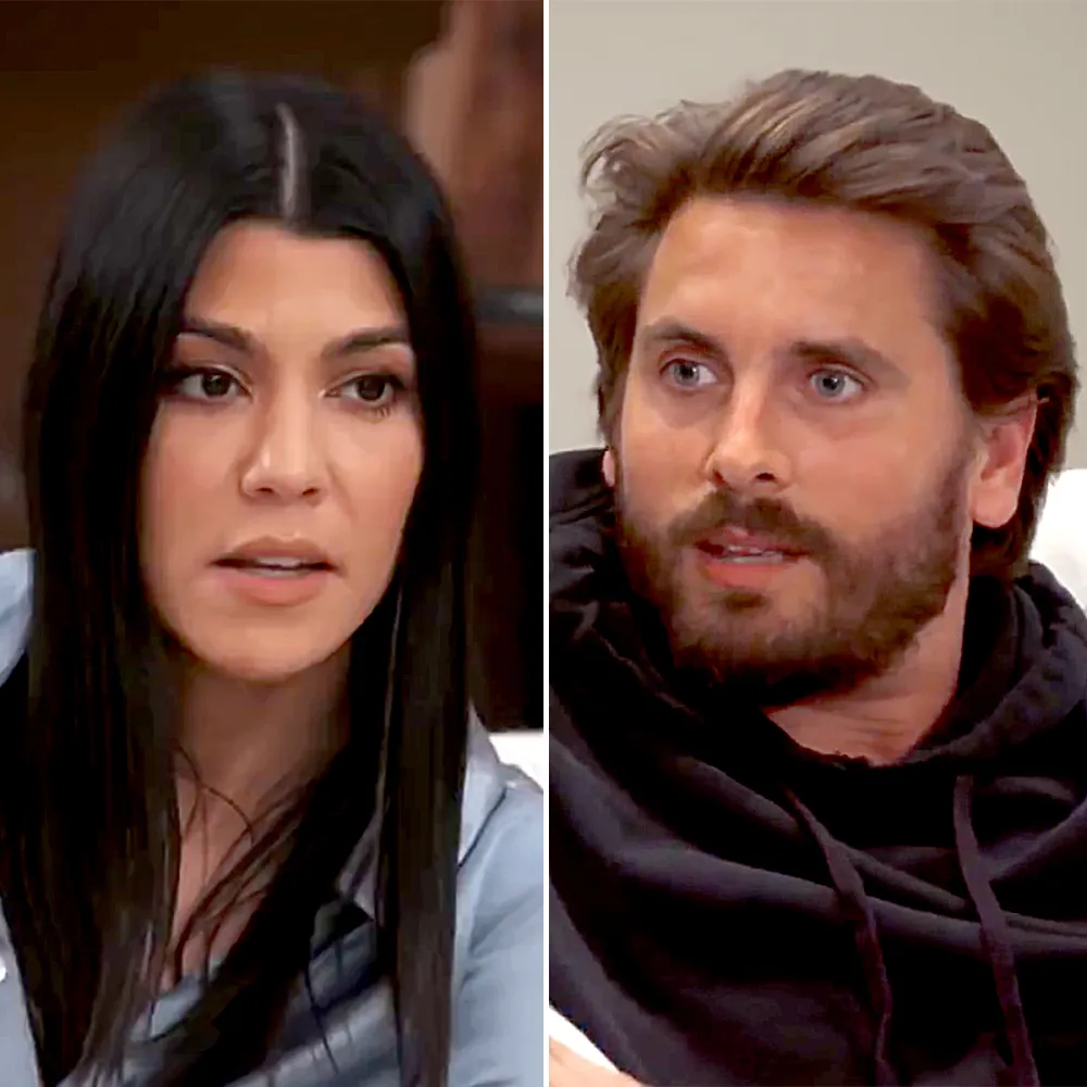 Kourtney Kardashian and Scott Disick