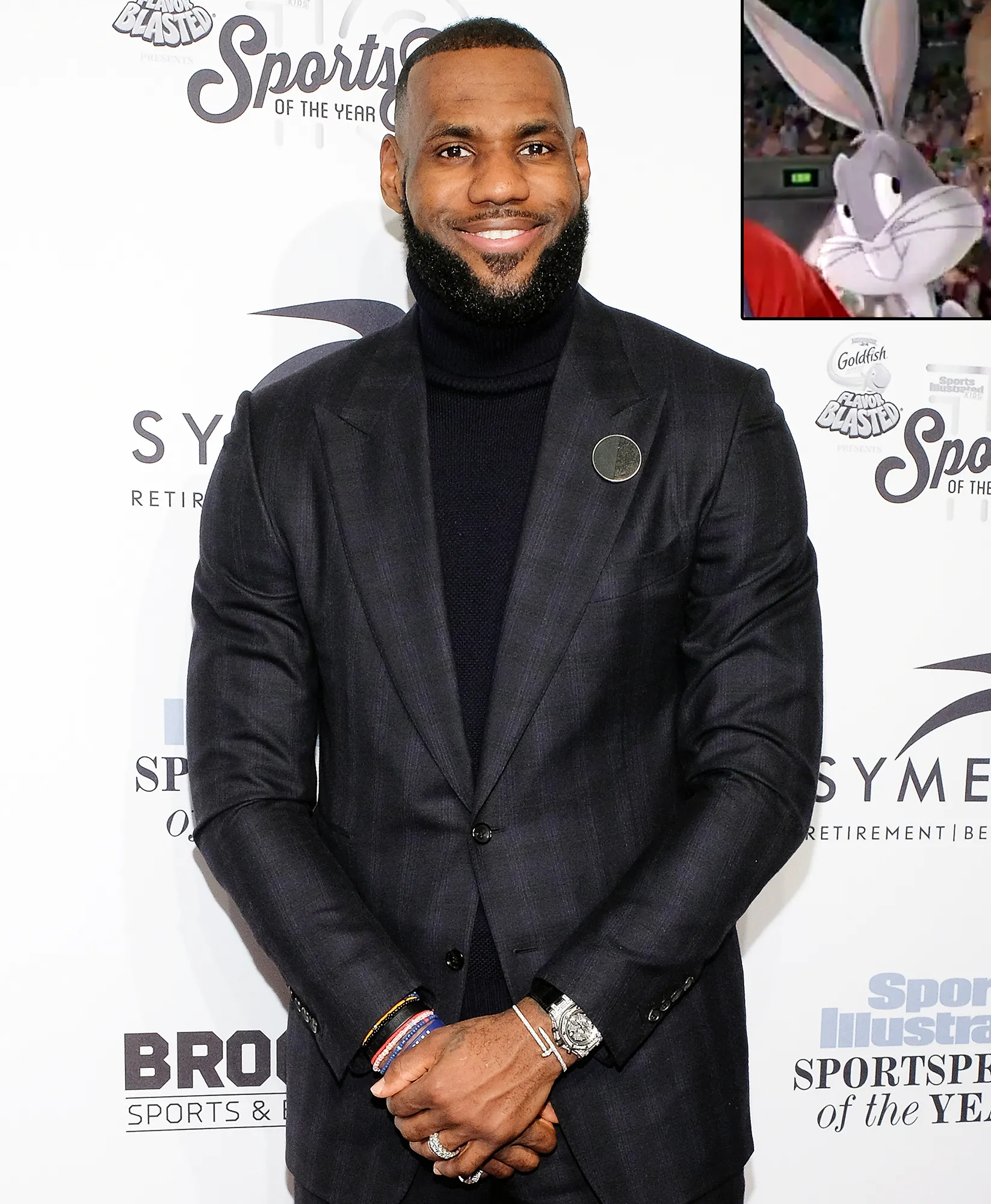 LeBron James Bugs Bunny Space Jam 2