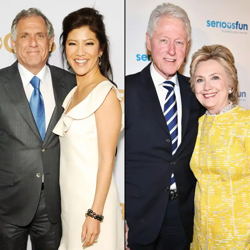 The View Hosts Compare Julie Chen Les Moonves Hillary Clinton Bill Clinton