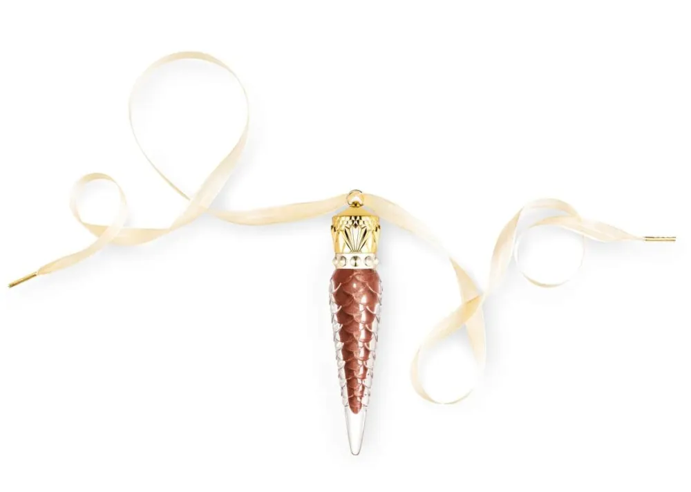 louboutin lipstick ribbon metalinudes