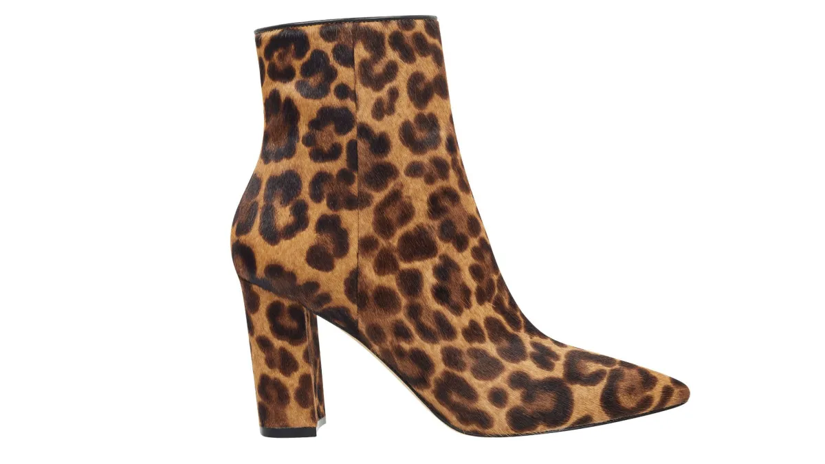 leopard print booties