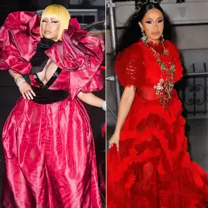 Nicki Minaj or Cardi B? Stars Pick Who Has Better Style at Luxury Handbag Shopping’s Most Stylish Event