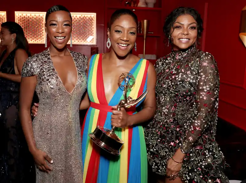 Samira Wiley Tiffany Haddish Taraji P. Henson Emmys 2018 Backstage