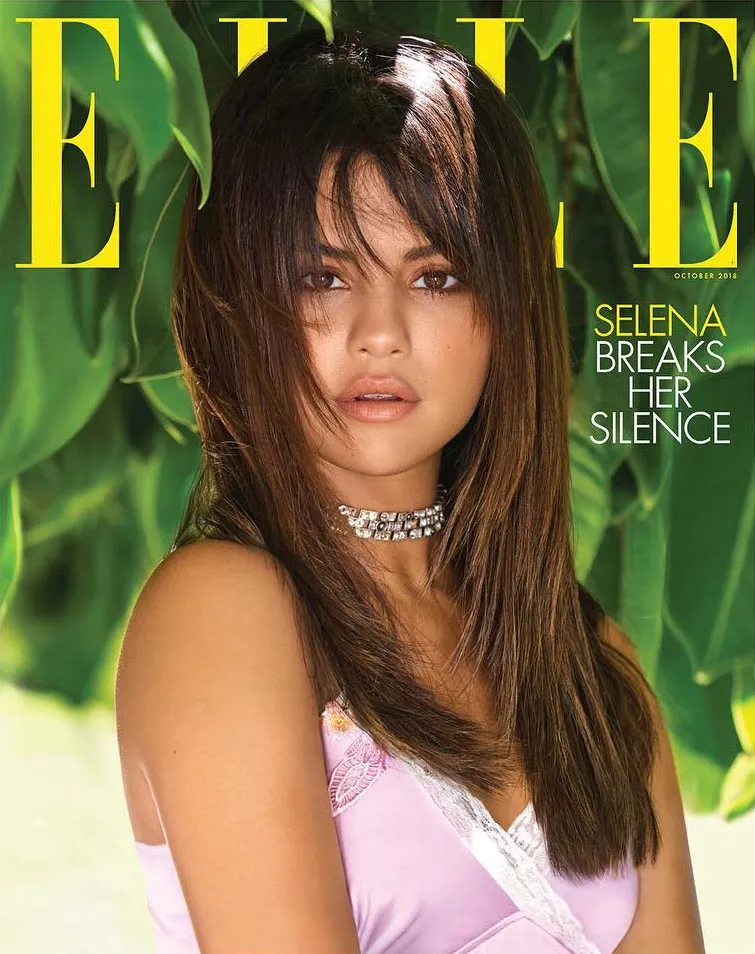 Selena Gomez on Elle&rsquo;s October 2018 cover.