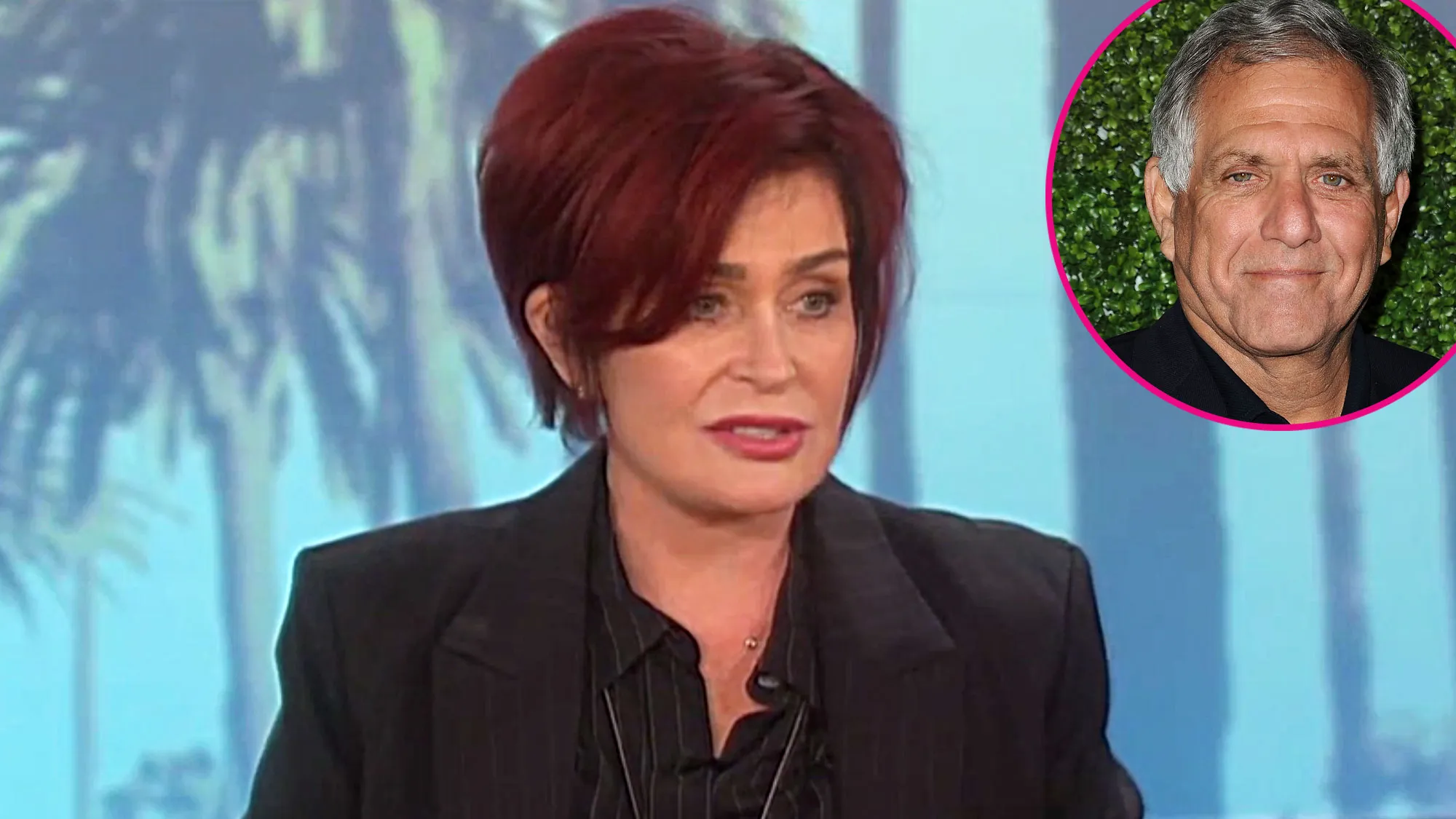 les moonves julie chen sharon osbourne