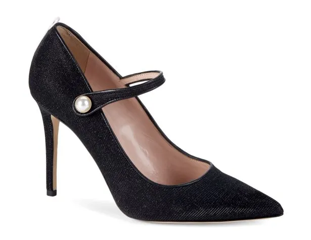 sjp sarah jessica parker wellington metallic mary jan pumps