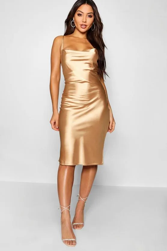 slip dress boohoo sale