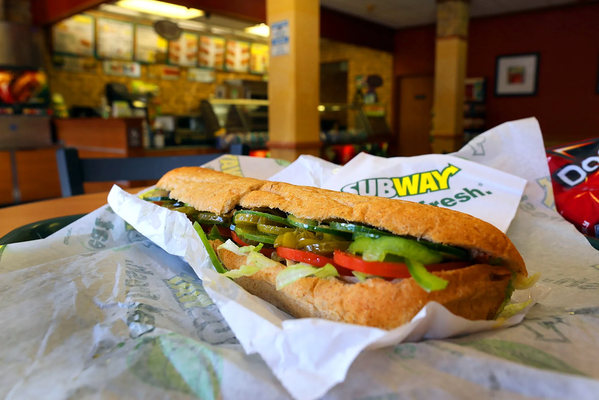 subway sandwich footlong