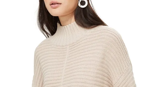 mock neck sweater
