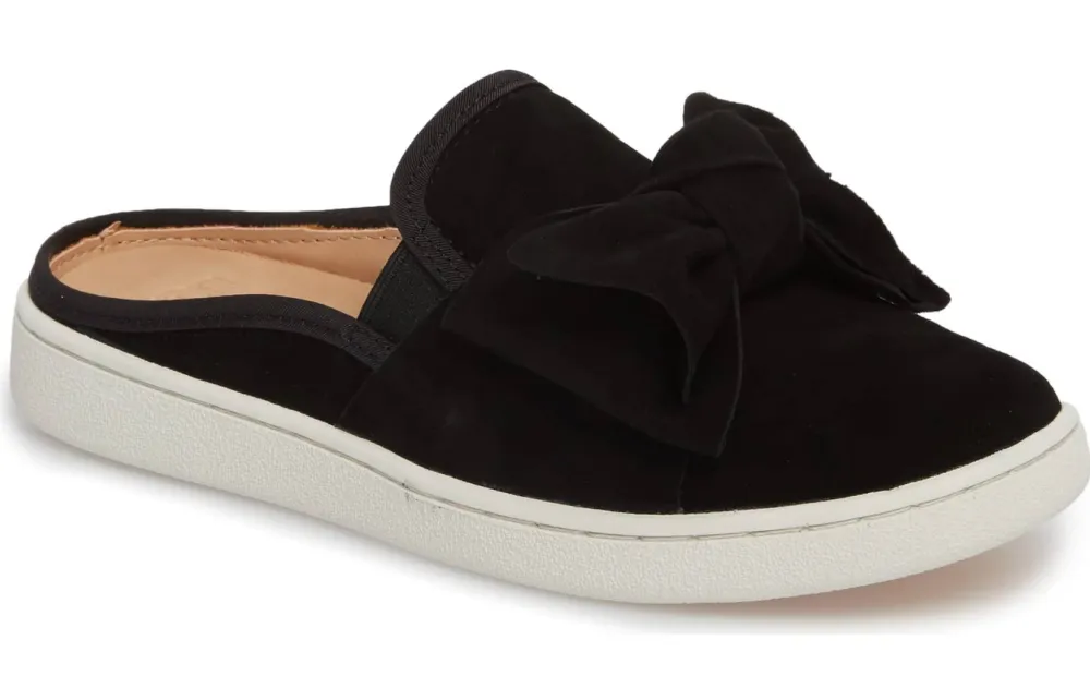 ugg mule flat slides sneakers black