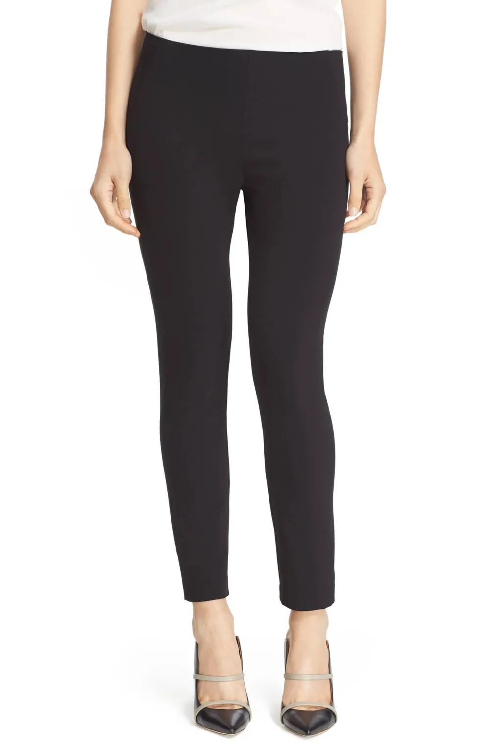 black scuba pants veronica beard nordstrom