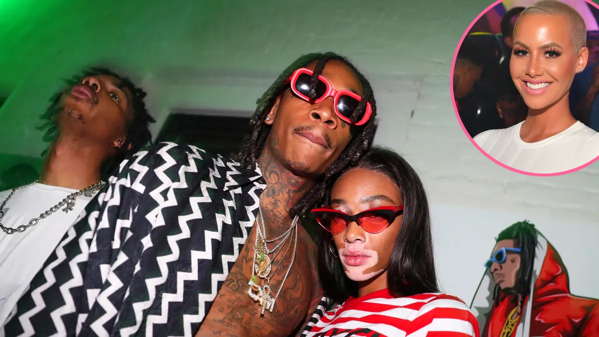 Wiz Khalifa and Winnie Harlow, Amber Rose