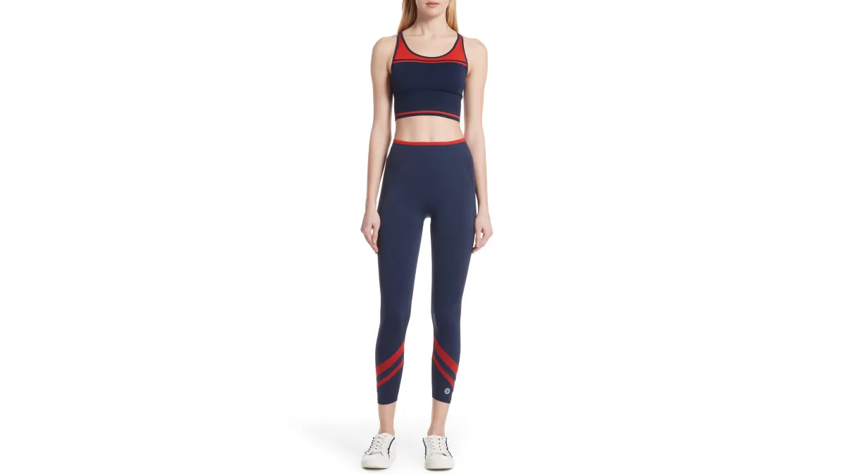 tory sport contrast chevron stripe