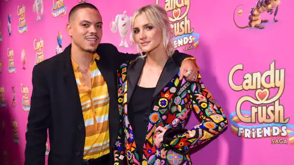 Evan Ross and Ashlee Simpson