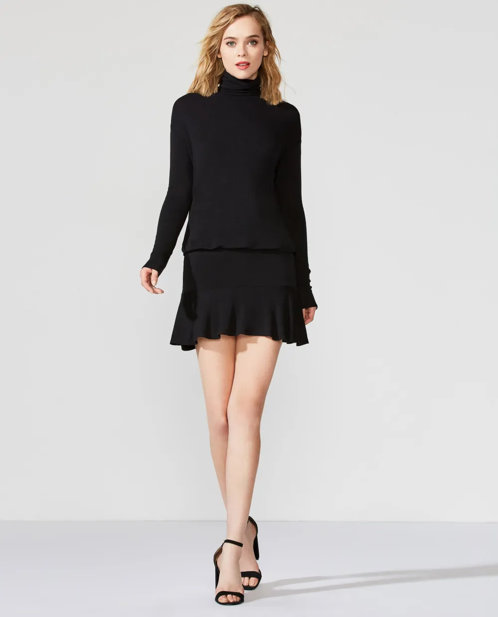 Bailey 44 Anastasia Ruffle-Hem Sweaterdress