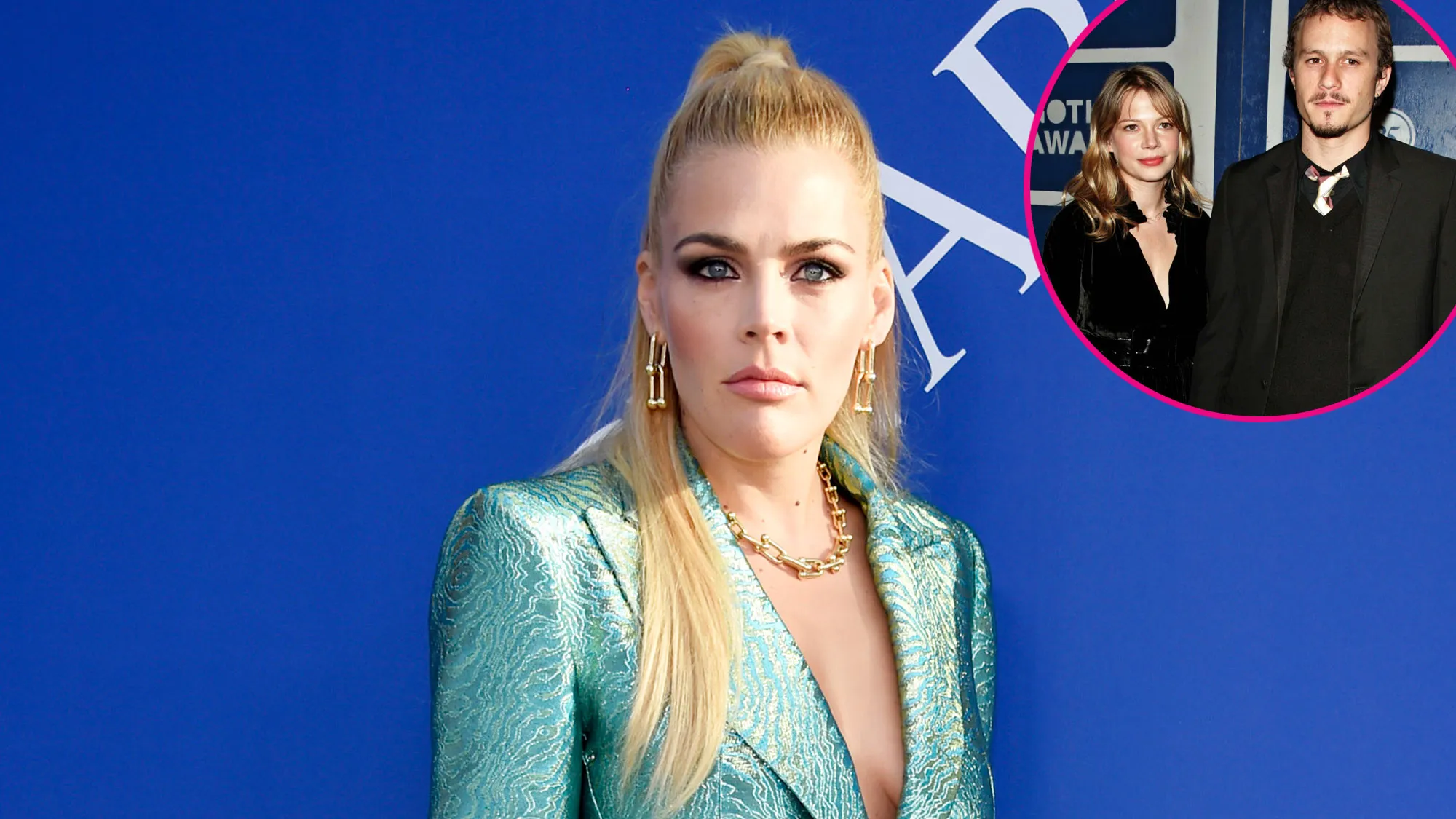 Busy Phillips, Michelle Williams, and Heath ledger