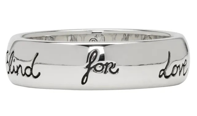 Gucci Silver 'Blind For Love' Ring
