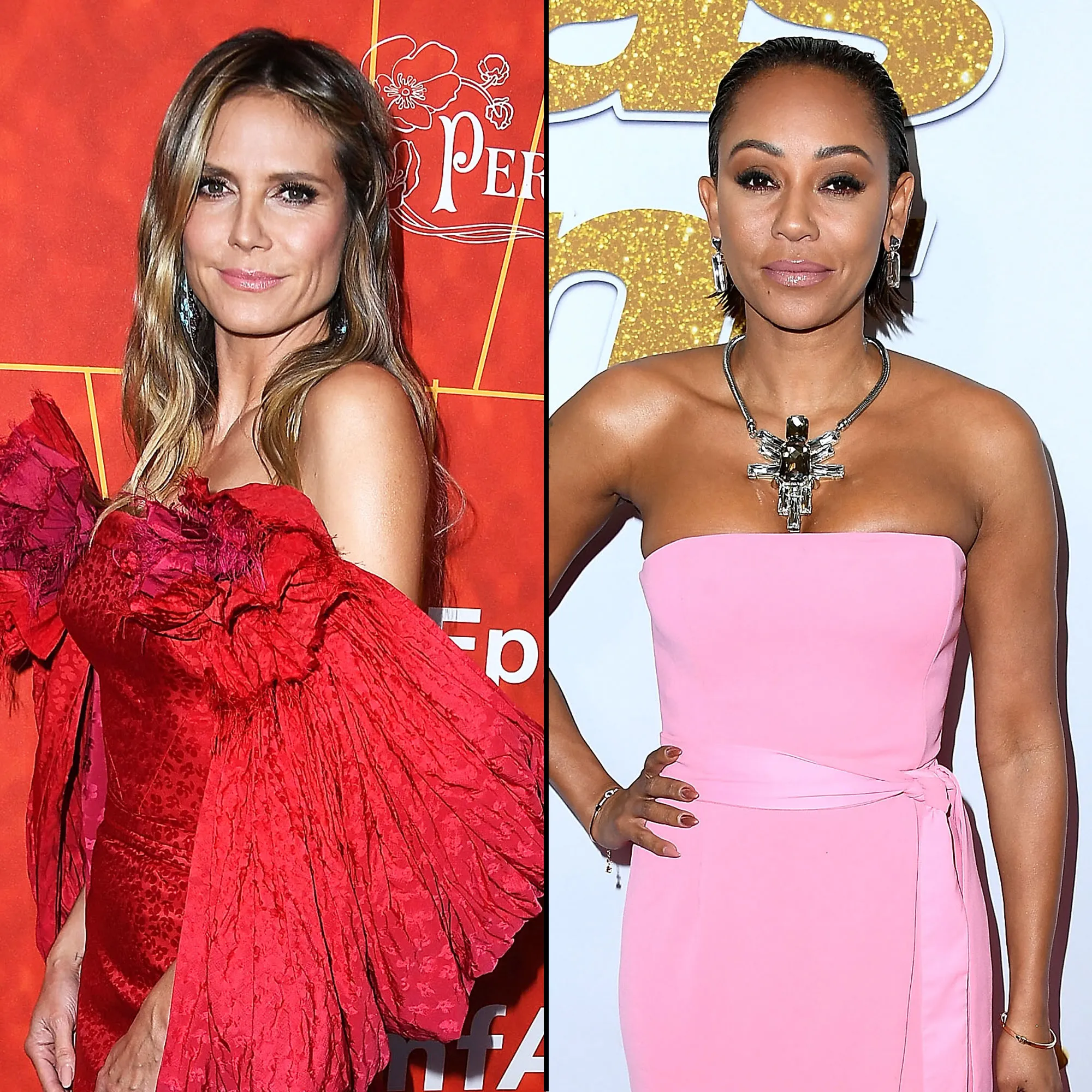 Heidi Klum and Mel B