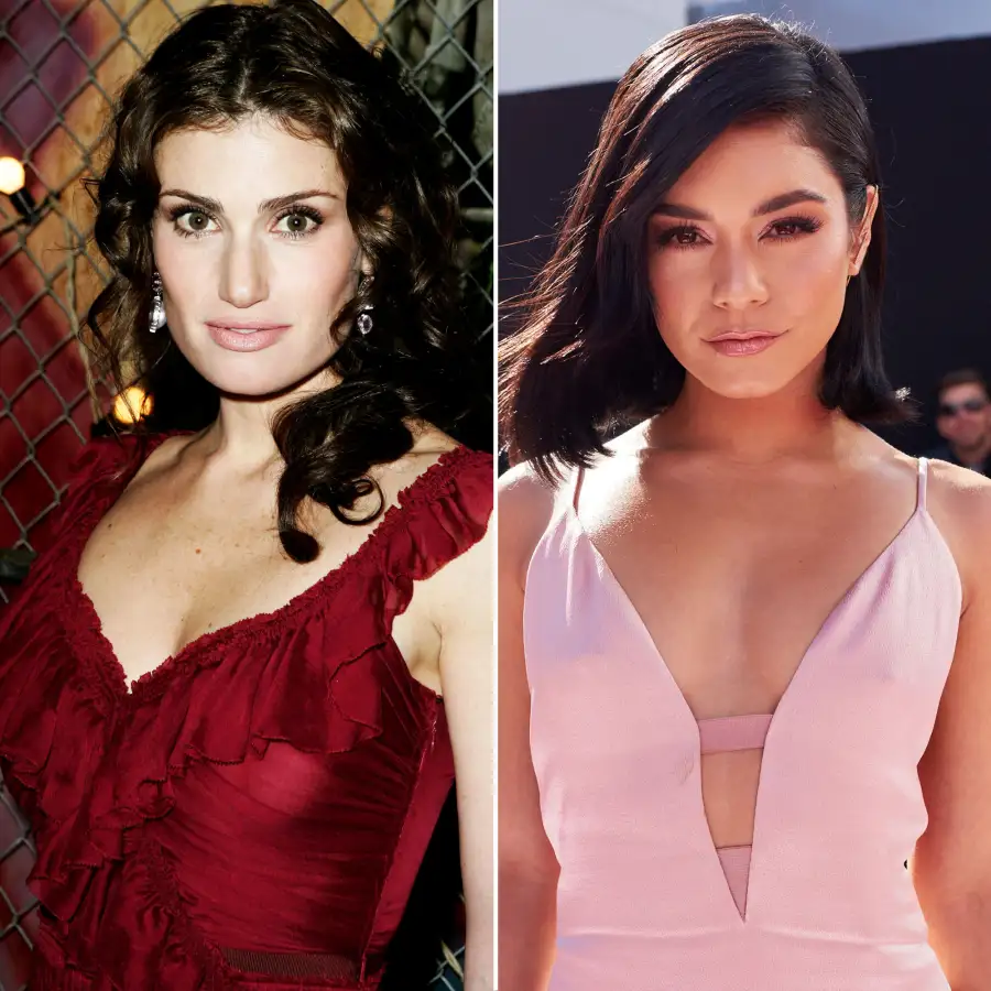 Idina Menzel and Vanessa Hudgens