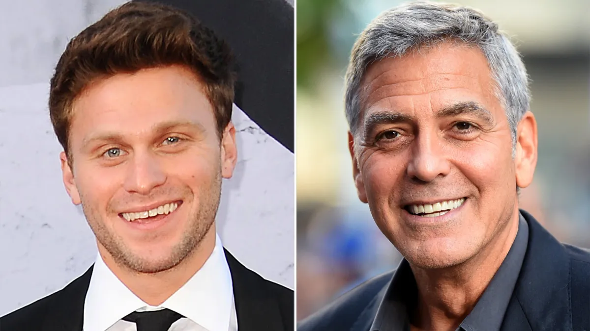 Jon Rudnitsky and George Clooney