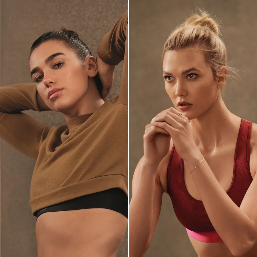 Dua Lipa and Karlie Kloss