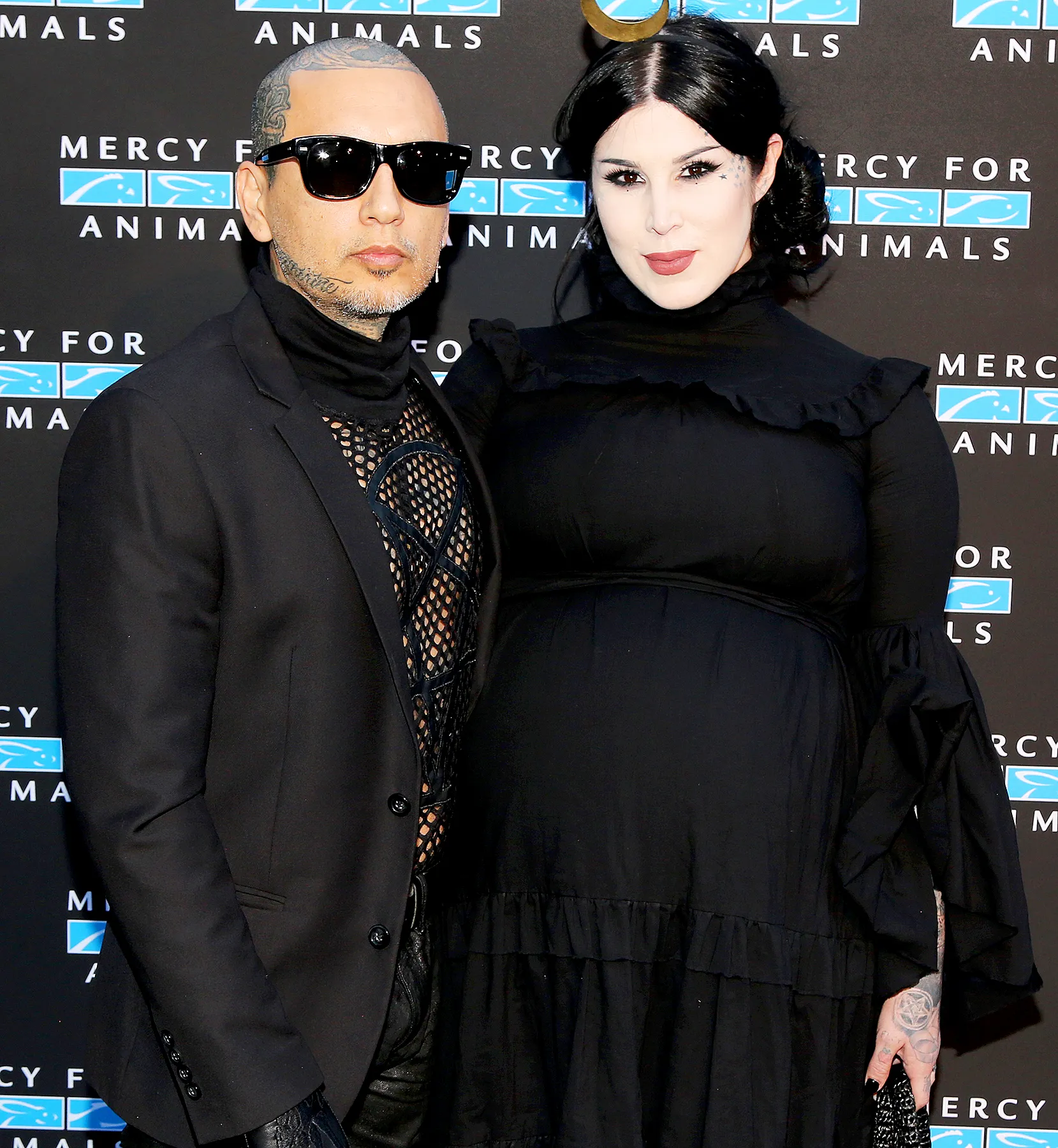 Leafar Seyer and Kat Von D baby