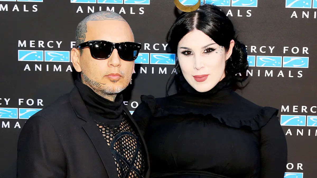 Leafar Seyer and Kat Von D baby