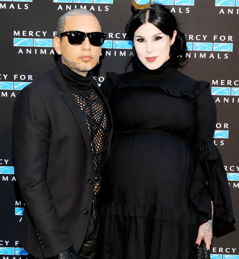 Leafar Seyer and Kat Von D baby
