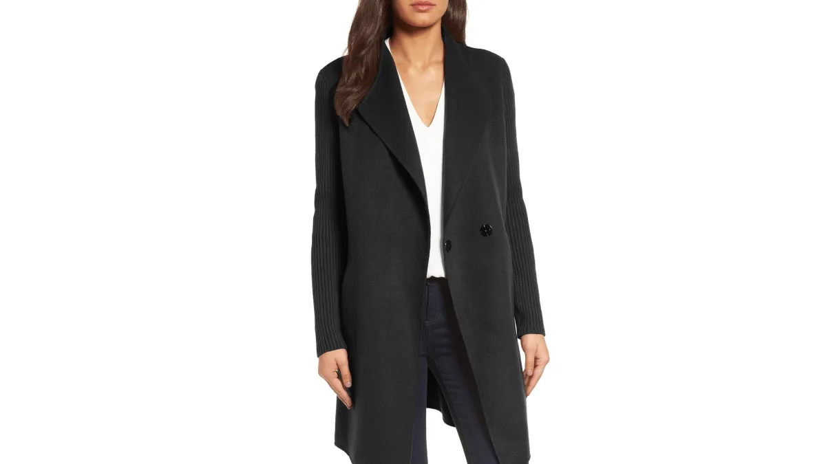 Kenneth Cole New York Double Face Coat