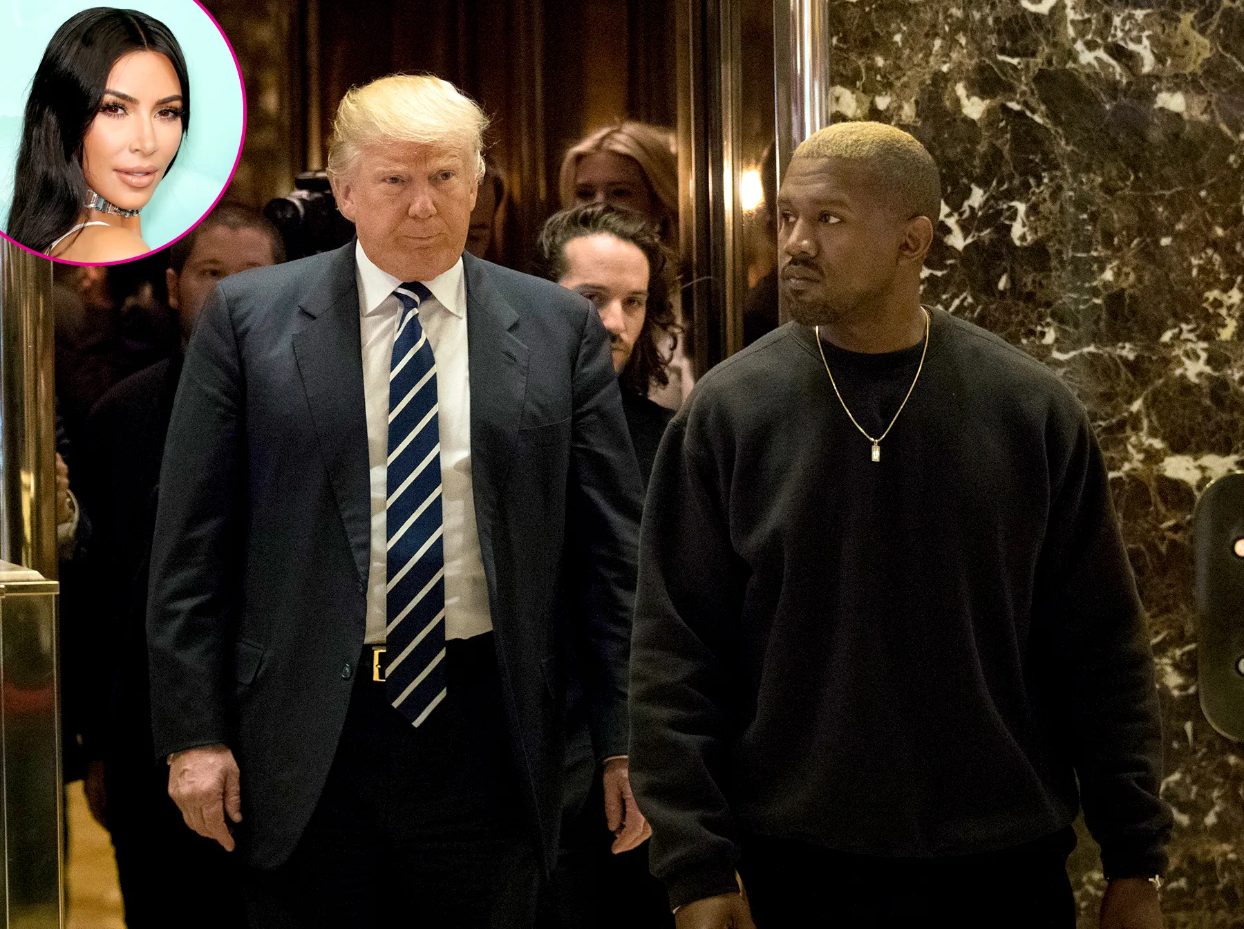 Kim Kardashian Kanye West Donald Trump meeting