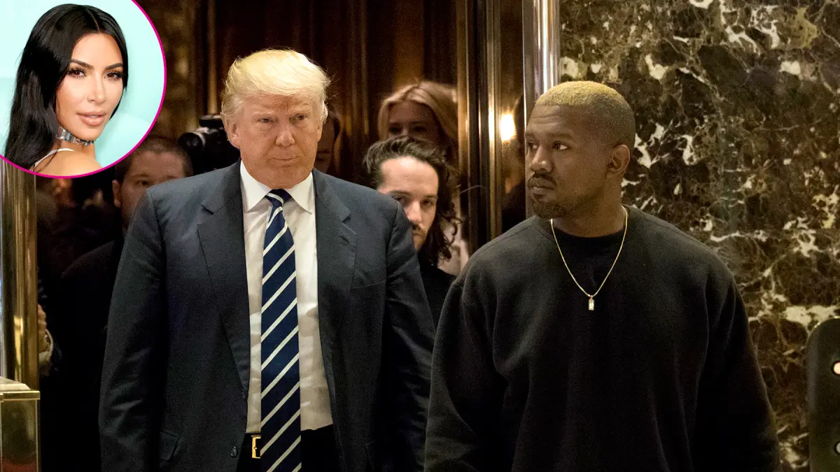 Kim Kardashian Kanye West Donald Trump meeting