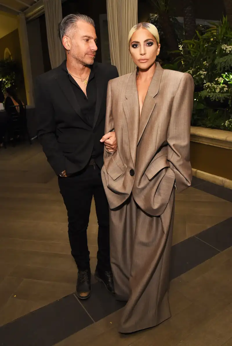Christian Carino (L) and Lady Gaga