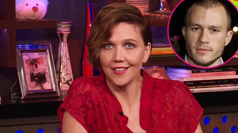 Maggie Gyllenhaal and Heath Ledger