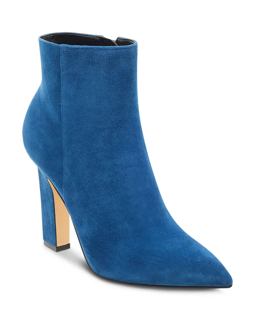 Marc Fisher Mayae Suede Pointed Toe High-Heel Booties