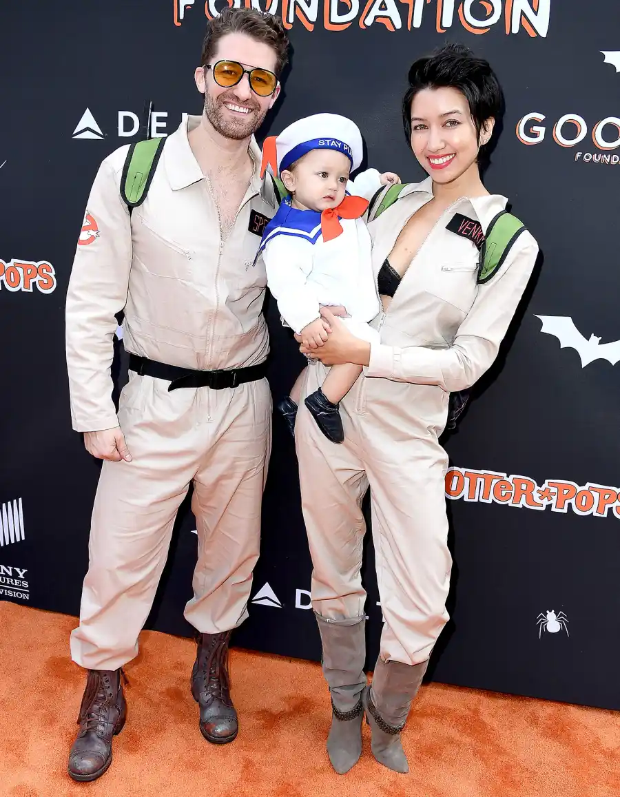 Matthew-Morrison,-Renee-Puente-halloween