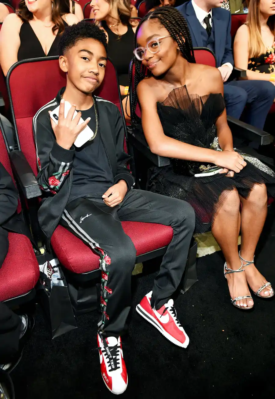 AMAs 2018 Miles Brown Marsai Martin