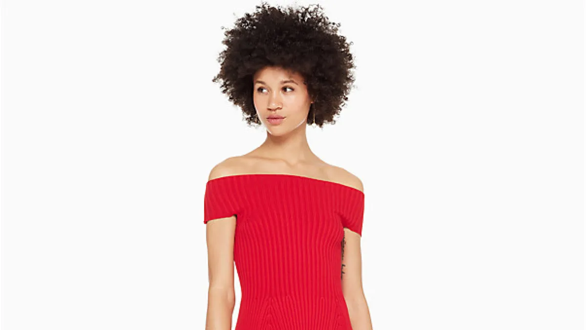 kate spade off the shoulder