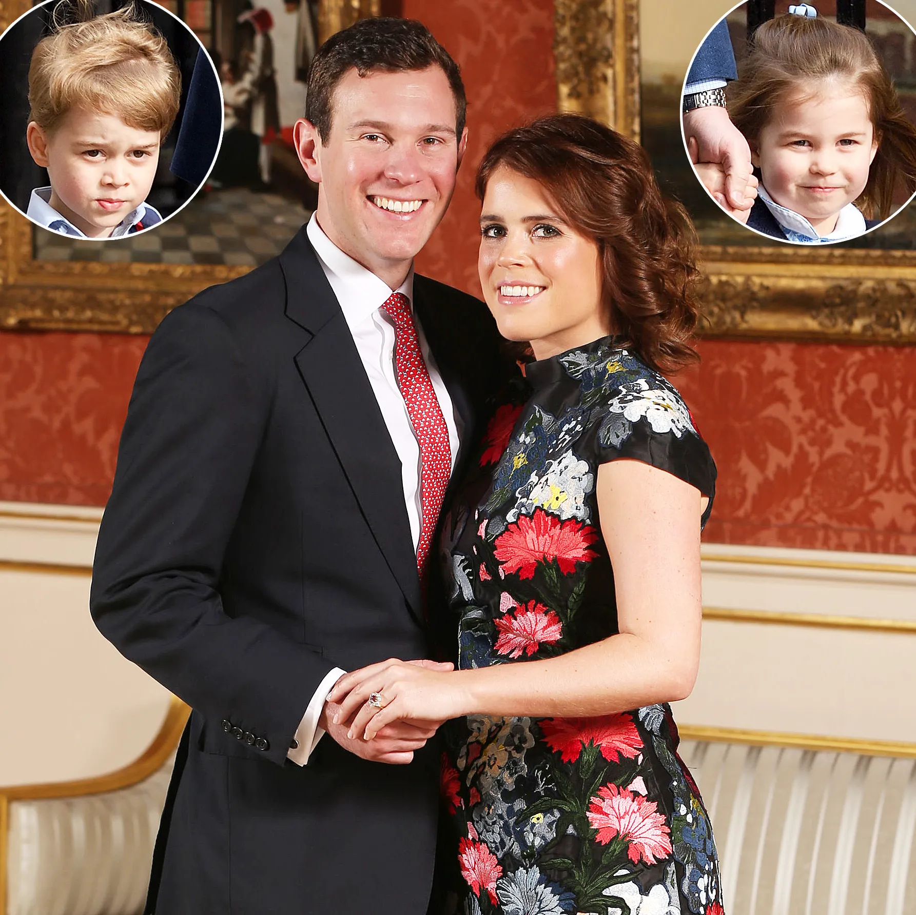 Princess Eugenie Jack Brooksbank Prince George Princess Charlotte Wedding Roles