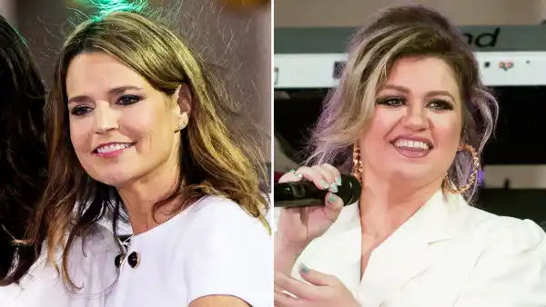 Savannah Guthrie and Kelly Clarkson