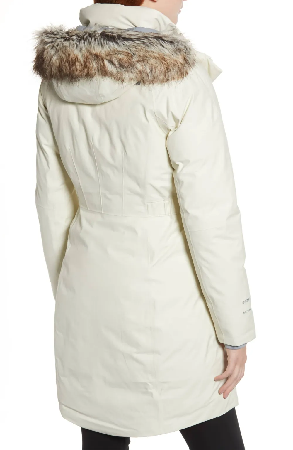 The North Face Arctic II Waterproof 550 Fill Power Down Parka with Faux Fur Trim