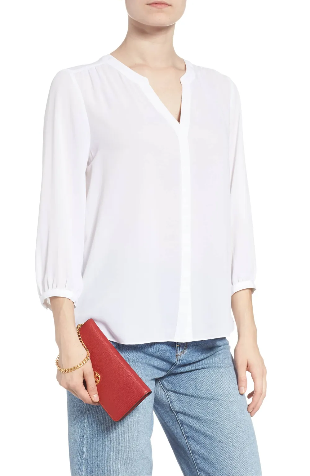 Tory Burch Chelsea Leather Wristlet Wallet