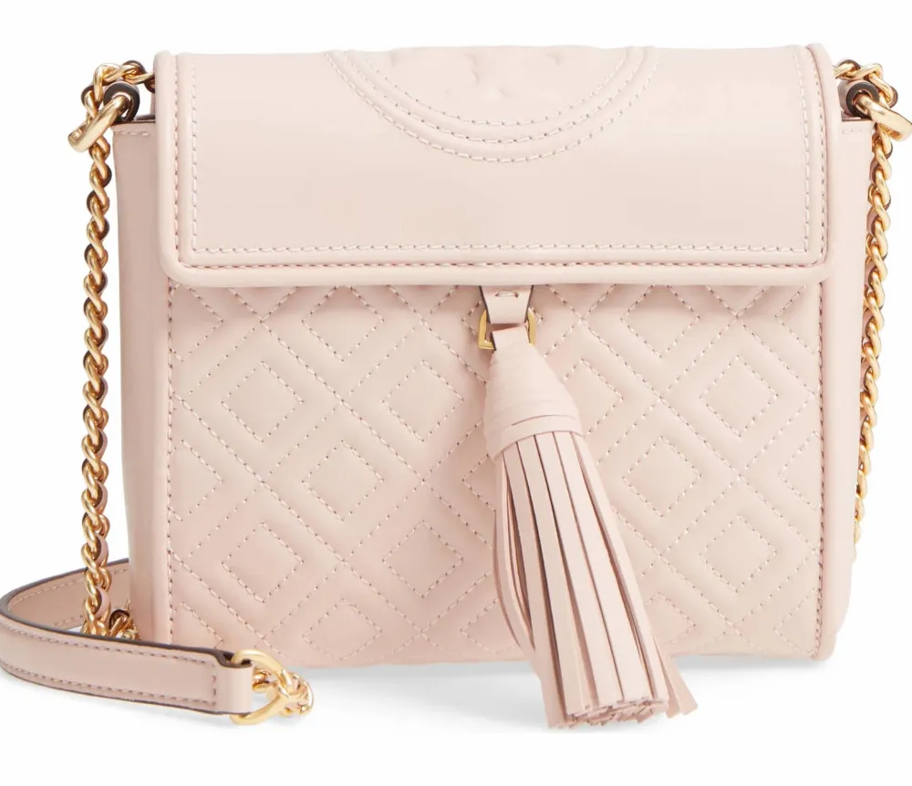 Tory Burch Fleming Quilted Leather Cross-Body Bag