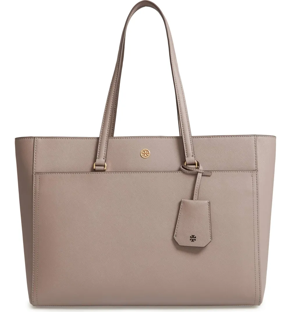 Tory Burch Robinson Leather Tote